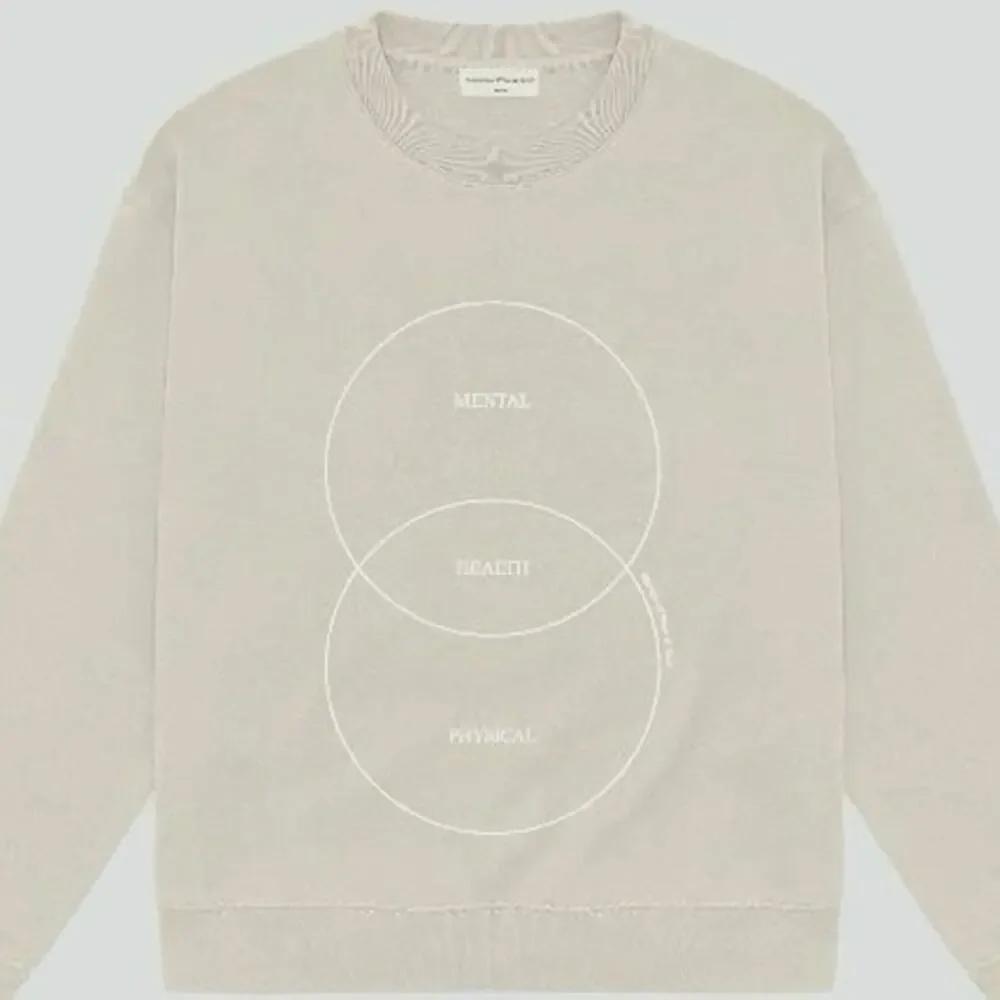 •NWT• Museum of Peace & Quiet Health Taupe Crewneck • Unisex Large - Picture 12 of 16